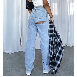 On Replay Jeans Ice Blue White Fox Boutique